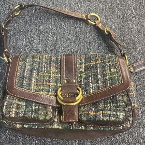 Coach Chelsea Boucle Tweed Field Bag